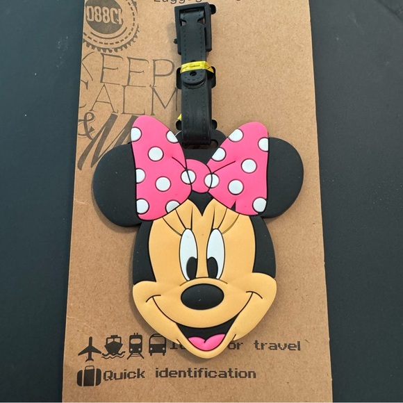 NWT Minnie Mouse Luggage Tag - Picture 2 of 9